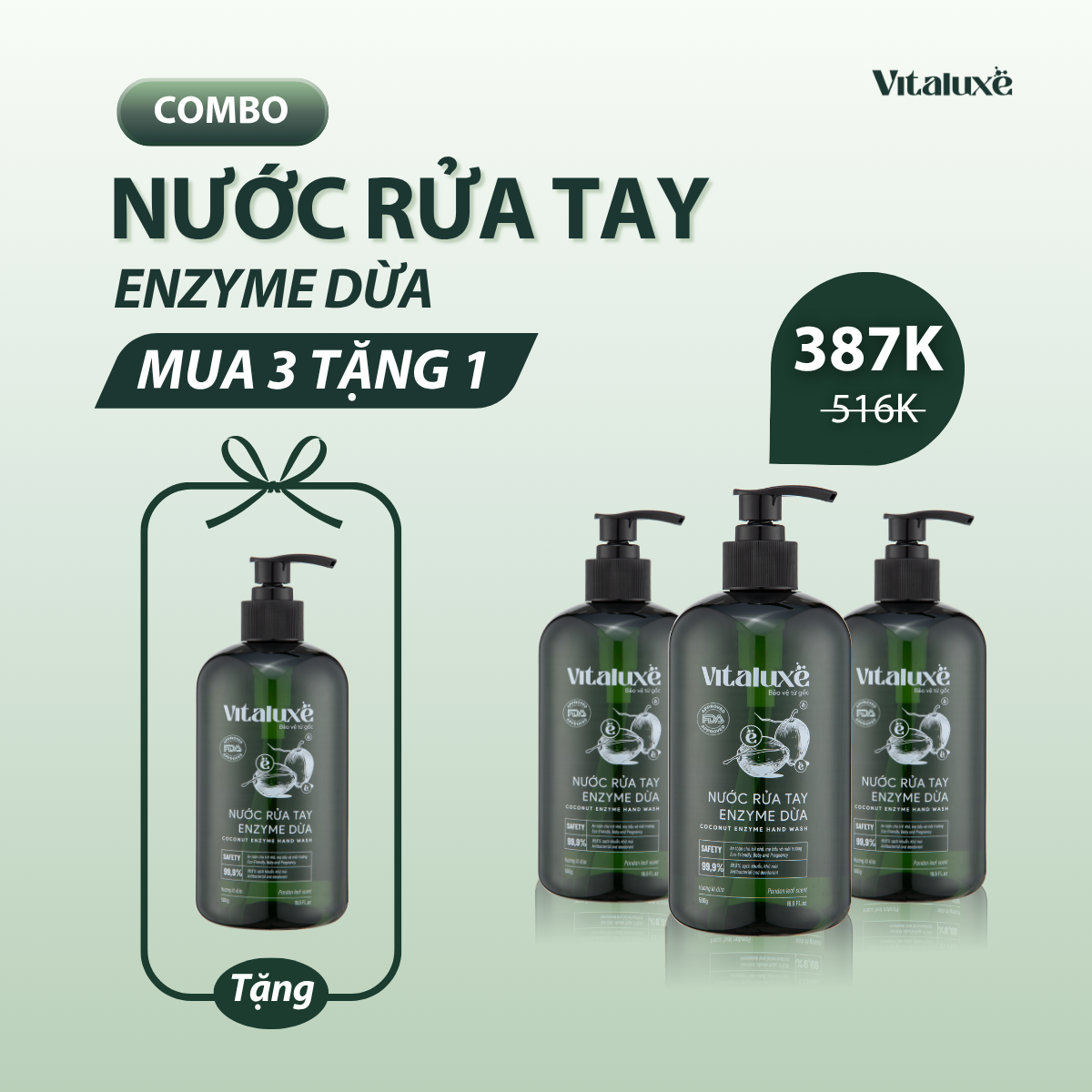 Combo nước rửa tay